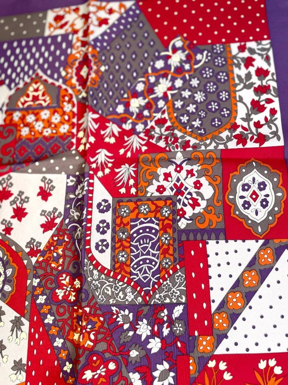 Vintage Jean Patou Silk Scarf NWT from the Famous Filene’s Basement in Boston